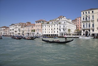 Gondolas on the Grand Canal