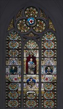 Stained glass window from 1887