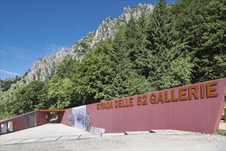 New entrance portal to the military gallery through 52 tunnels on Monte Pasubio