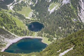 Soiernkessel with lakes and Soiernhaus