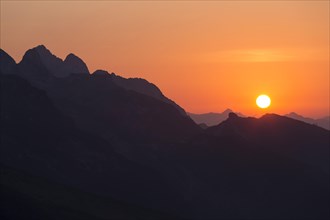 Sunset at Zugspitze