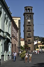 Belltower of the church Iglesia de Nuestra Senora de la Concepcion