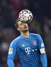 Goalkeeper Manuel Neuer FC Bayern Munich with ball