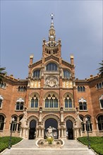 Main entrance of Hospital de la Santa Creu i Sant Pau