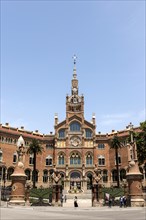 Main entrance of Hospital de la Santa Creu i Sant Pau