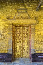 Ornate golden doorway