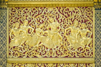 Ornate golden decorative panels