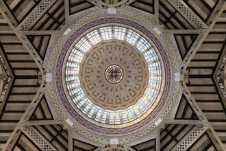 Dome with artistic tile decoration