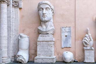 Fragments of the Constantine Statue
