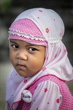 Portrait of young Javanese Muslim girl