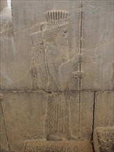 Antique relief of the Achaemenids
