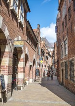 Brick houses in the Bottcherstrasse