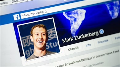 Facebook Profile of Mark Zuckerberg