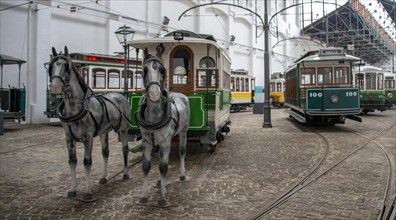 Tram with horses