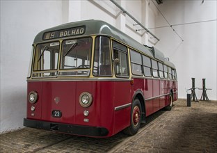 Historical red bus