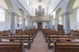 St. Peter und Paul abbey church with organ gallery