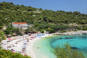 Idyllic beach with turquoise water
