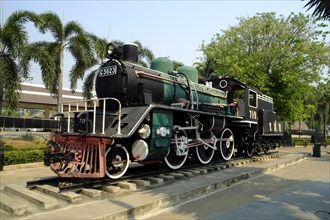 Historic steam locomotive C 5623 of the Death Railway Death Railway