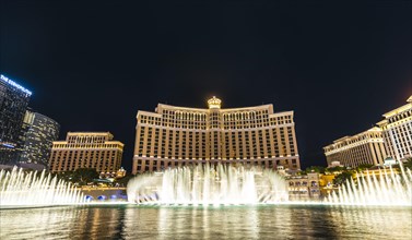 Fountains in front of Bellagio Hotel