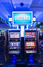 Slot machines at casino