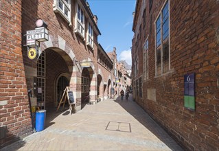 Brick houses in the Bottcherstrasse