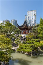 Traditional Chinese Pagoda in Dr. Sun Yat-Sen Classical Chinese Garden