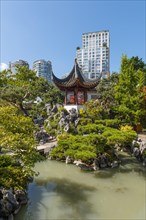 Traditional Chinese Pagoda in Dr. Sun Yat-Sen Classical Chinese Garden