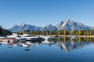 Mountains reflected in the lake