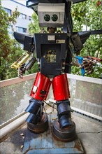 Robot Statue Monorail Man