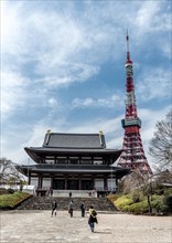 Tokyo Tower with Zojoji Temple