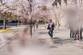 Japanese businessman in suit