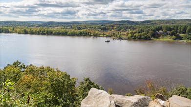 View from Gilette Castle on Connecticut River