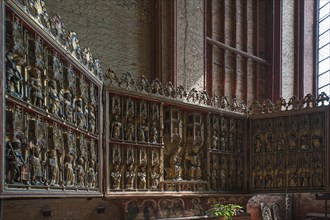 Carved altarpiece from 1430