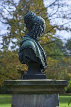 Bust of the poet Annette von Droste-Hulshoff