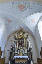 Altar room of the late baroque St. Kunigunde church
