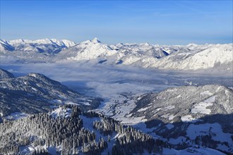 View from the Hohe Salve to Worgl and the Inn Valley