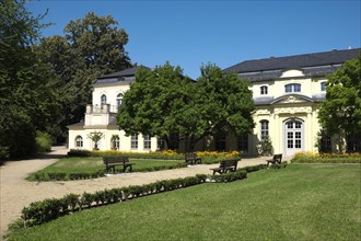Teahouse and orangery in palace garden Altenburg