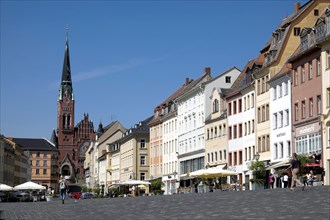 Market place with Bruderkirche Church