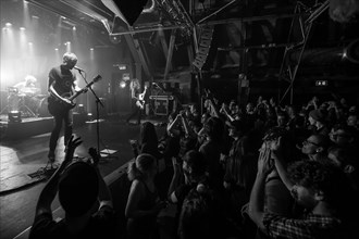 The British indie rock band The Subways live in the Schuur Lucerne
