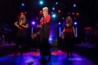 The Swiss singer and songwriter and winner of the Swiss singing casting show The Voice of Switzerland 2013 Nicole Bernegger live in the Schuur Lucerne