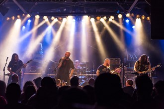 The Swiss metal band Piranha live in the Schuur Lucerne
