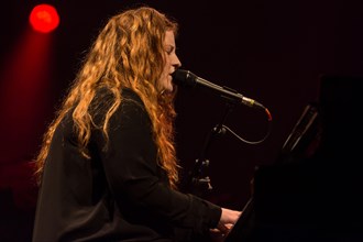 The British singer and songwriter Frances live at the Blue Balls Festival Lucerne