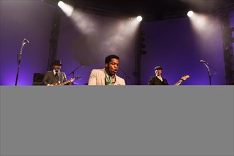 The US-American Rhythm and Blues Band Vintage Trouble live at the Blue Balls Festival Lucerne