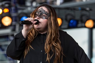 The German Hip Hop Duo Schatten und Helden live at the Blue Balls Festival Lucerne