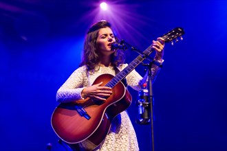 The British singer and songwriter Katie Melua live at the Blue Balls Festival Lucerne
