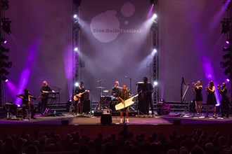 The British soul pop singer Laura Mvula live at the Blue Balls Festival Lucerne