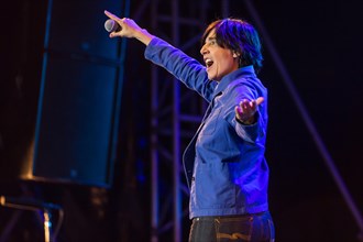 The British band Texas with singer Sharleen Spiteri live at the Magic Night at the Heitere Zofingen