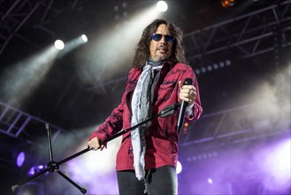 The British-American rock band Foreigner with singer Kelly Hansen live at the Magic Night at the Heitere Zofingen