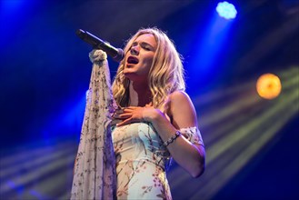 The British soul singer and actress Joss Stone live at the 26th Heitere Open Air in Zofingen