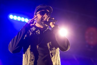 The German rapper and producer Paul Hartmut Wurdig alias Sido live at the 26th Heitere Open Air in Zofingen